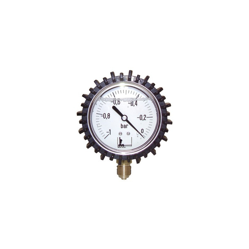 Vacuomètre inox, glycérine Ø63mm, -1/0ba- DIFF - 902423