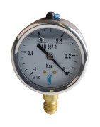 Vacuomètre inox, glycérine Ø63mm, -1/0ba- DIFF - 902424 Vacuomètre inox, glycérine Ø63mm, -1/0ba- DIFF - 902424