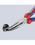 Pince coupante demi-ronde becs coudés à 40°- KNIPEX - 26 22 200 Pince coupante demi-ronde becs coudés à 40°- KNIPEX - 26 22 200