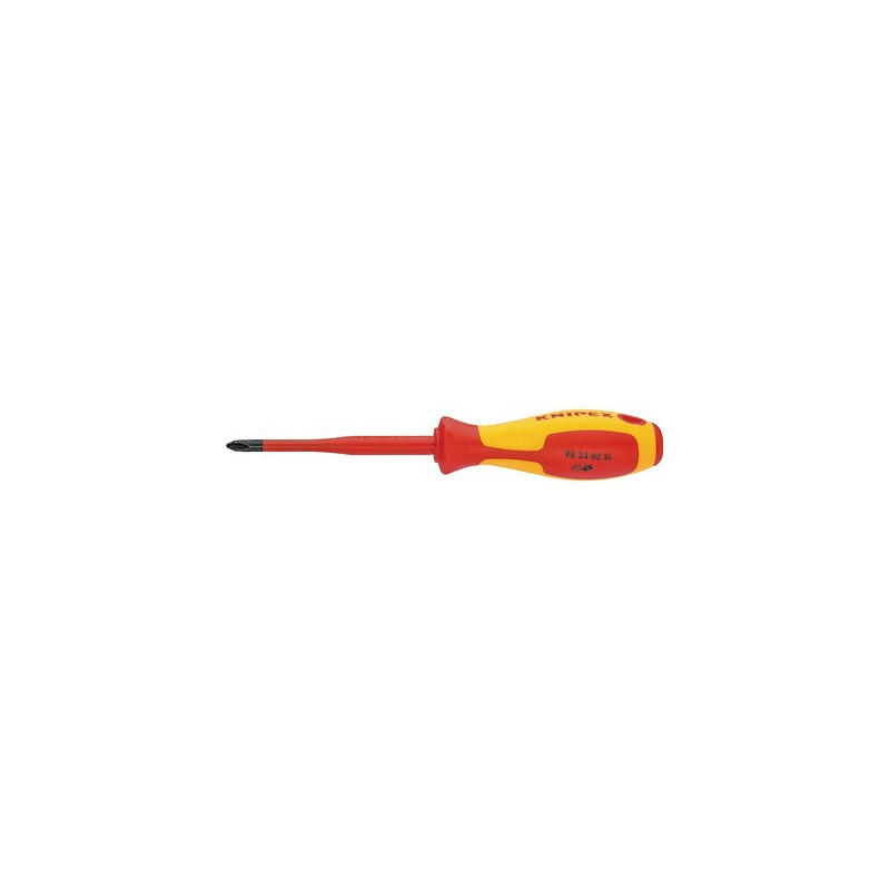 Tournevis slim-empreinte mixte plat et ph1- KNIPEX - 98 24 01 SLS
