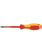 Tournevis slim-empreinte mixte plat et ph1- KNIPEX - 98 24 01 SLS Tournevis slim-empreinte mixte plat et ph1- KNIPEX - 98 24 01 SLS
