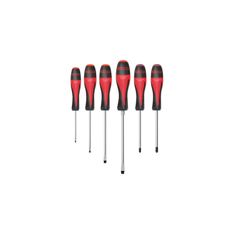 Jeu de 6 tournevis ULTIMATE, Fente - PZ- KS TOOLS - 922.6040