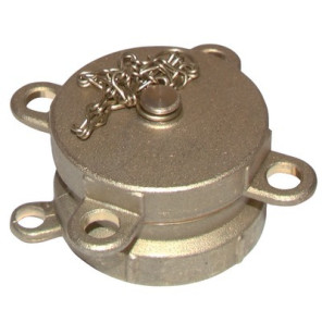 Raccord pompier souche F2" avec bouchon- DIFF - 903487