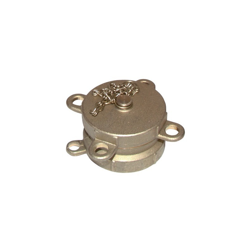 Raccord pompier souche F2" avec bouchon- DIFF - 903487
