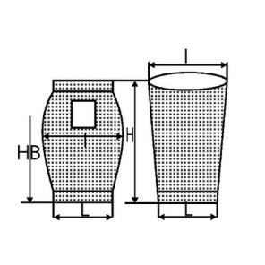 Sac d'aspirateur- DIFF - 904100  - (X10)