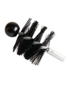 Écouvillon nylon haute température poêle à pellets Ø80mm- DIFF - 904161
