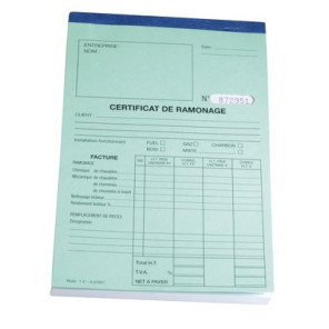 Carnet de ramonage- DIFF - 904350