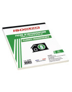 Carnet de 25 fiches d'intervention Froid- DIFF - 904385 Carnet de 25 fiches d'intervention Froid- DIFF - 904385