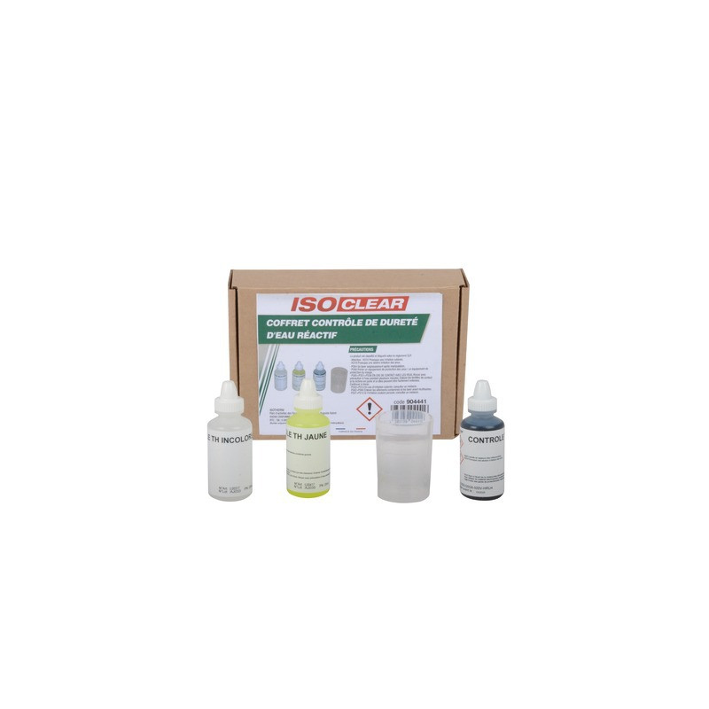 Coffret contrôle de dureté d'eau réactif- ISOCLEAR - 904441