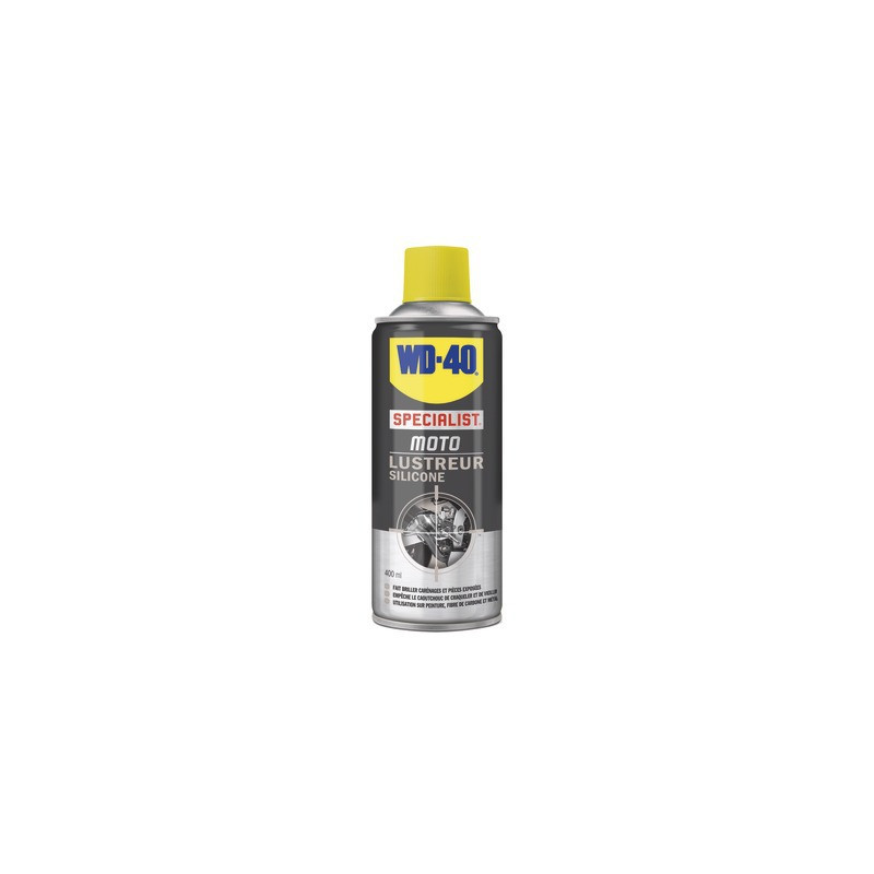 Lustreur silicone pour moto- WD40 - 33149/46
