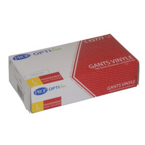 Gant jetable en vinyle T8/9 - L- DIFF - 905190