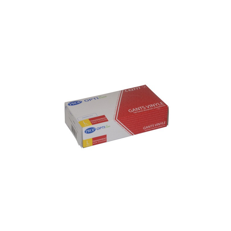 Gant jetable en vinyle T8/9 - L- DIFF - 905190