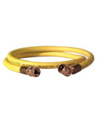 Flexible jaune L1500mm FF1/4" SAE- DIFF - 906026