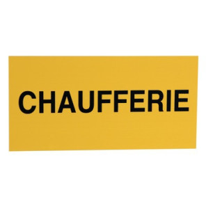 Étiquette rigide chaufferie- DIFF - 907035