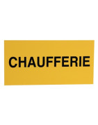 Étiquette rigide chaufferie- DIFF - 907035