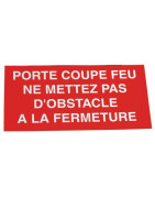 Étiquette rigide porte coupe-feu- DIFF - 907064