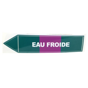 Étiquette souple adhésive eau froide- DIFF - 907073  - (X10)