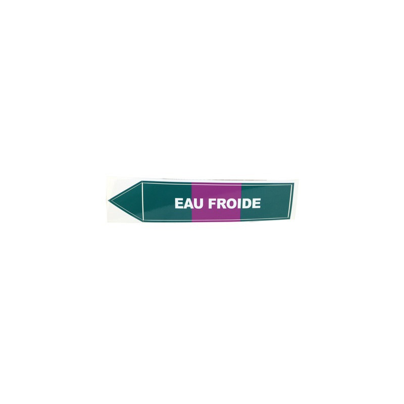 Étiquette souple adhésive eau froide- DIFF - 907073  - (X10)