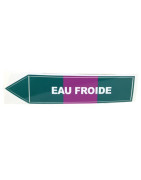 Étiquette souple adhésive eau froide- DIFF - 907073  - (X10)