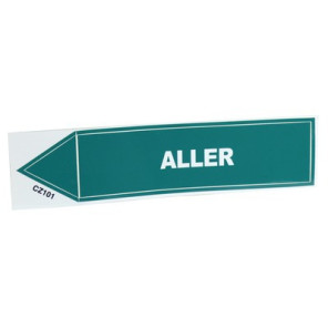 Étiquette souple adhésive aller- DIFF - 907079  - (X10)