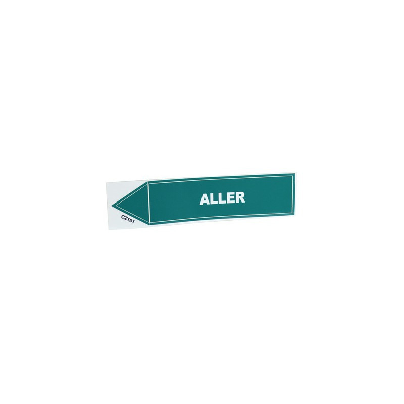 Étiquette souple adhésive aller- DIFF - 907079  - (X10)