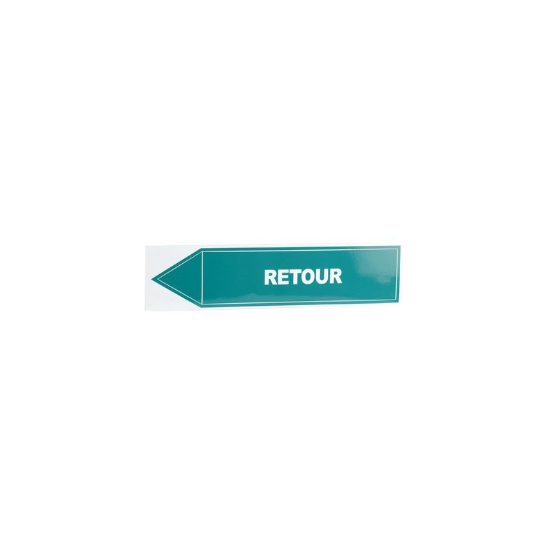 Étiquette souple adhésive retour- DIFF - 907080  - (X10)