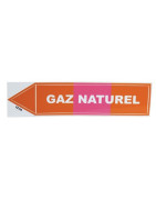 Étiquette souple adhésive gaz naturel- DIFF - 907084  - (X10)