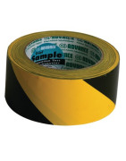 Ruban adhésif de signalisation jaune/noir 50mm x 33m- DIFF - 907123
