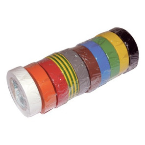 Ruban adhésif PVC isolant coloris variés- DIFF - 907125  - (X10)