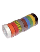 Ruban adhésif PVC isolant coloris variés- DIFF - 907125  - (X10)