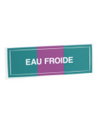 Étiquette souple adhésive eau froide- DIFF - 907209  - (X10)