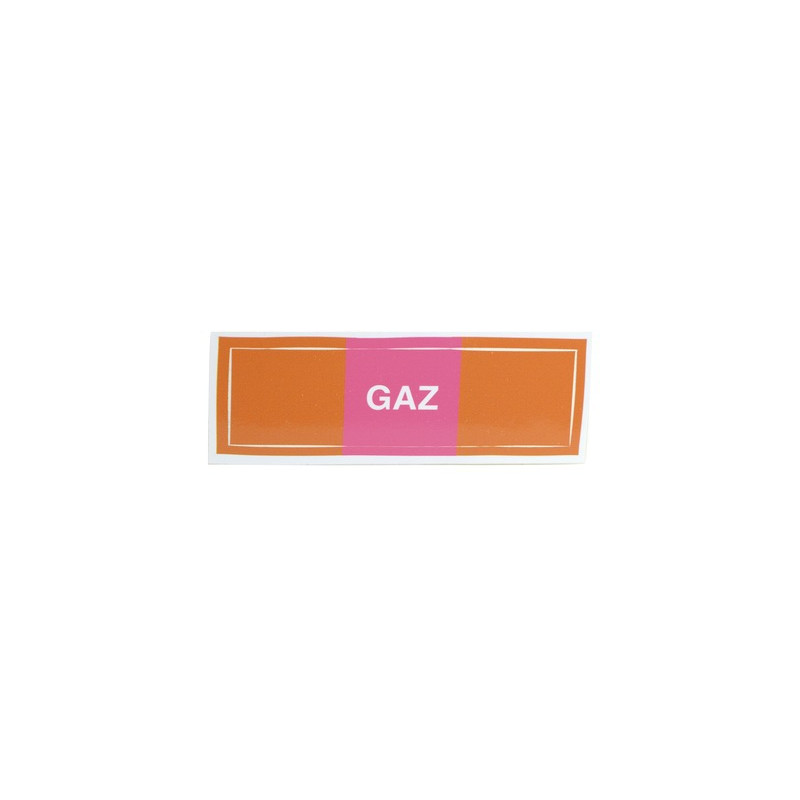 Étiquette souple adhésive gaz- DIFF - 907249  - (X10)