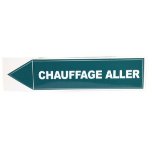 Étiquette souple adhésive chauffage alle- DIFF - 907280  - (X10)