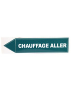 Étiquette souple adhésive chauffage alle- DIFF - 907280  - (X10)
