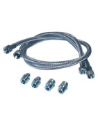 Flexible fioul droit 1000mm avec 4 raccords- DIFF - 909904 - (X2) Flexible fioul droit 1000mm avec 4 raccords- DIFF - 909904 - (X2)