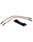 Cable d'allumage lg.280mm (2x)- DE DIETRICH CHAPPEE - 97955556  - (X2)