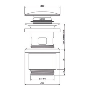 Bonde CLIC-CLAC universelle- DIFF - 98238