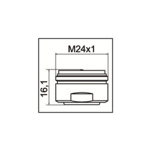 Aérateur M24x1 PCA® SPRAY SLC®- NEOPERL - 70581698