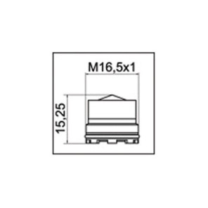 Aérateur TT/M16.5X1 CACHÉ HONEYCOMB PCA®- NEOPERL - 70612198