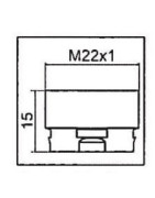 Adaptateur pour aérateur CLINIC SNAP M22x1- NEOPERL - 1437190 Adaptateur pour aérateur CLINIC SNAP M22x1- NEOPERL - 1437190