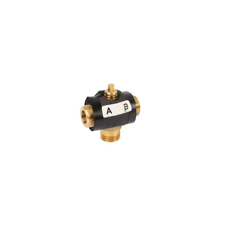 Corps de vanne laiton avec 3 connexions mâle 1" avec isolation- ATLANTIC - 988116