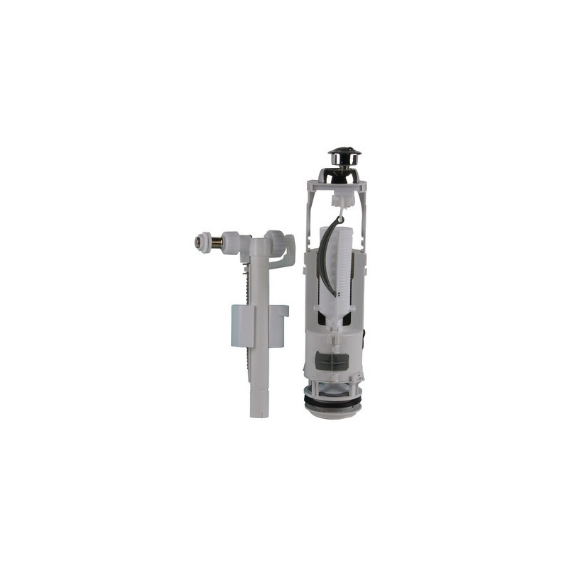 Mécanisme double volume poussoir et robinet (carton)- SIAMP - 37950110