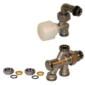 Corps thermostatisable 4 voies R436/1TG 1/2"-18- GIACOMINI - R436IX044