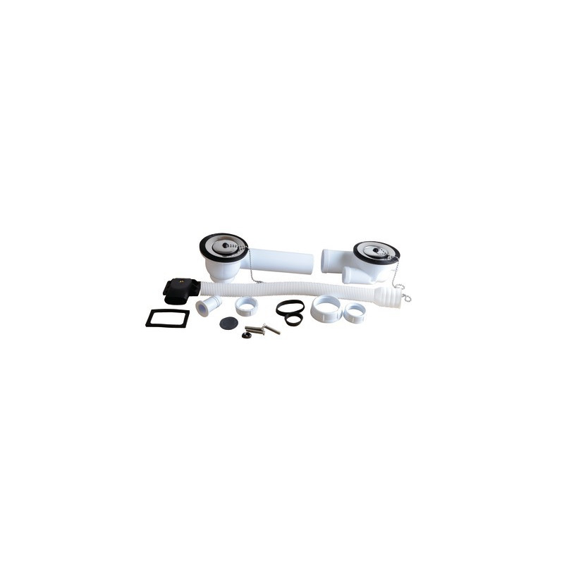 Bonde et vidage plastique Ø70- NICOLL - 0204310