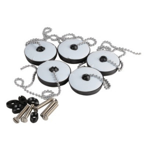 Set 5 bouchons chaînette- NICOLL - 0411246