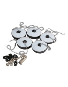 Set 5 bouchons chaînette- NICOLL - 0411246