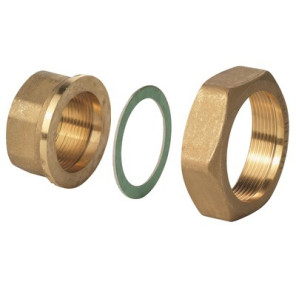 Jeu de 3 raccords dn25 en laiton (ecs)- SIEMENS - ALG253B  - (X3)