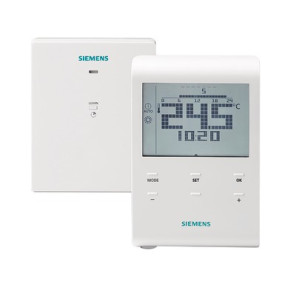 Thermostat ambiance radio à piles- SIEMENS - RDE100.1RFS