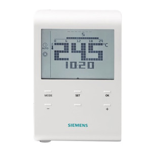 Thermostat d'ambiance journalier/hebdo à piles- SIEMENS - RDE100.1