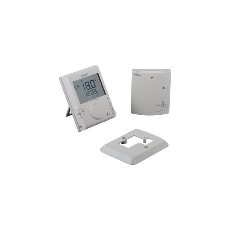 Thermostat ambiance LCD journalier radio- SIEMENS - RDJ100RF/SET